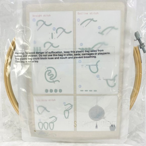 Romantic Story Embroidery Kit with Hoop for Framing - New - Picture 4 of 4